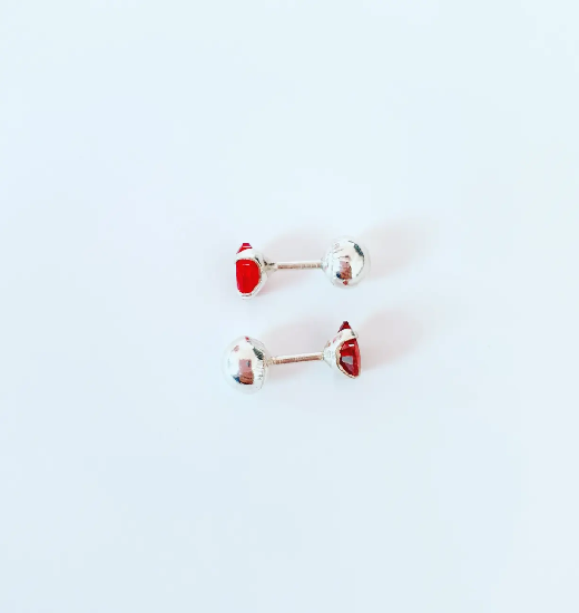 aretes silver red heart2