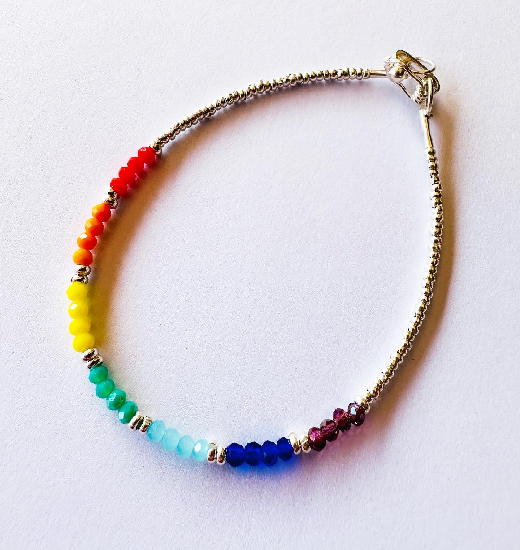 Pulsera Silver Rainbow3